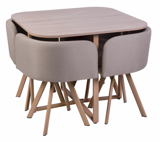 4-piece table and chair set